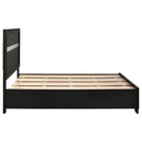 Size_Full -- Miranda 206361F 51-inch Wood Full Storage Panel Bed - Black IMAGE 9