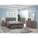  Size_Queen -- Coaster Furniture Brantford Panel Bed with Storage IMAGE 5
