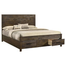  Size_King -- Coaster Furniture Woodmont Panel Bed with Storage IMAGE 2