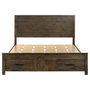  Size_King -- Coaster Furniture Woodmont Panel Bed with Storage IMAGE 3