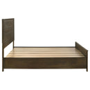  Coaster Furniture Woodmont 222631KE Eastern King Storage Bed - Rustic Golden Brown IMAGE 5