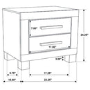  Coaster Furniture Woodmont 222632 2-Drawer Nightstand - Rustic Golden Brown IMAGE 10