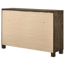  Coaster Furniture Woodmont 222633 8-Drawer Dresser - Rustic Golden Brown IMAGE 7
