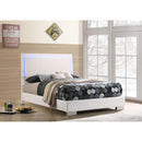  Size_Full --  Felicity 203500F Wood Full LED Panel Bed - White High Gloss IMAGE 11