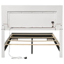  Size_Full --  Felicity 203500F Wood Full LED Panel Bed - White High Gloss IMAGE 8