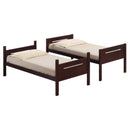  Coaster Furniture Littleton 405051BRN Wood Twin Over Twin Bunk Bed - Espresso IMAGE 4