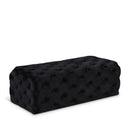  Manufacturer Color_Black -- Meridian Casey Fabric Ottoman IMAGE 1