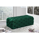  Manufacturer Color_Green -- Casey Green Velvet Upholstered Bench IMAGE 2