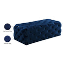  Manufacturer Color_Navy -- Casey Navy Velvet Upholstered Bench IMAGE 4