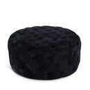  Manufacturer Color_Black -- Meridian Addison Fabric Ottoman IMAGE 1