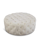  Manufacturer Color_Cream -- Addison Cream Velvet Upholstered Ottoman IMAGE 1