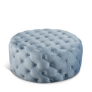  Manufacturer Color_Sky Blue -- Addison Sky Blue Velvet Upholstered Ottoman IMAGE 1
