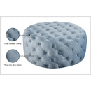  Manufacturer Color_Sky Blue -- Addison Sky Blue Velvet Upholstered Ottoman IMAGE 4