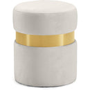 Meridian Home Decor Stools 132Cream IMAGE 1