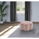  Manufacturer Color_Pink -- Daisy Pink Velvet Upholstered Ottoman IMAGE 2
