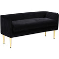 Meridian Home Decor Benches 184Black IMAGE 1