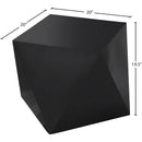  Meridian Gemma Black Stainless Steel End / Side Table IMAGE 4