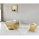  Meridian Gemma Gold Stainless Steel End / Side Table IMAGE 6