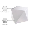  Meridian Gemma Silver Stainless Steel End / Side Table IMAGE 5