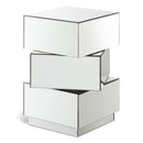  Meridian Haven Mirrored Mirrored End / Side Table IMAGE 1