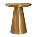  Meridian Martini Gold Iron End / Side Table IMAGE 1