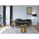 Meridian Martini Gold Iron End / Side Table IMAGE 2