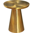  Meridian Martini Gold Iron End / Side Table IMAGE 3