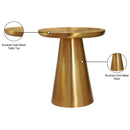  Meridian Martini Gold Iron End / Side Table IMAGE 5