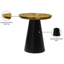  Meridian Martini Gold Iron End / Side Table IMAGE 5