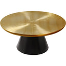  Meridian Martini Gold Iron Coffee Table IMAGE 3