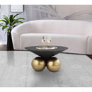  Meridian Naples Grey Iron Coffee Table IMAGE 2
