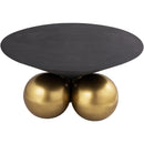 Meridian Naples Grey Iron Coffee Table IMAGE 3