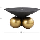  Meridian Naples Grey Iron Coffee Table IMAGE 7