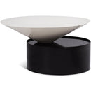  Meridian Damon White Iron Coffee Table IMAGE 1