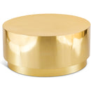  Meridian Jazzy Gold Stainless Steel Coffee Table IMAGE 1