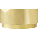  Meridian Jazzy Gold Stainless Steel Coffee Table IMAGE 4