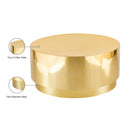  Meridian Jazzy Gold Stainless Steel Coffee Table IMAGE 6