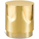  Meridian Jazzy Gold Stainless Steel End / Side Table IMAGE 1
