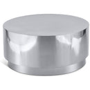  Meridian Jazzy Silver Stainless Steel Coffee Table IMAGE 1