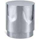  Meridian Jazzy Silver Stainless Steel End / Side Table IMAGE 1