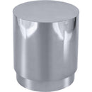  Meridian Jazzy Silver Stainless Steel End / Side Table IMAGE 3