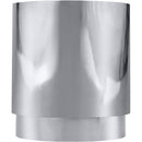  Meridian Jazzy Silver Stainless Steel End / Side Table IMAGE 4