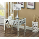  Meridian Aria Mirrored Mirrored End / Side Table IMAGE 2