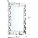  Meridian Aria Mirrored Mirrored Frame Mirror IMAGE 3