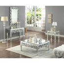  Meridian Aria Mirrored Mirrored Console Table IMAGE 5