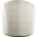  Manufacturer Color_Cream -- Meridian Alessio Stationary Fabric Accent Chair IMAGE 3