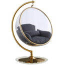  Manufacturer Color_Grey -- Meridian Luna Suspended Acrylic Accent Chair IMAGE 3