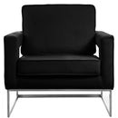  Manufacturer Color_Black -- Meridian Noah Stationary Fabric Accent Chair IMAGE 3