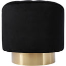  Manufacturer Color_Black -- Meridian Farrah Swivel Fabric Accent Chair IMAGE 3