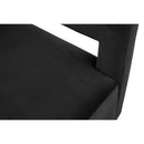  Manufacturer Color_Black -- Meridian Armani Stationary Fabric Accent Chair IMAGE 6